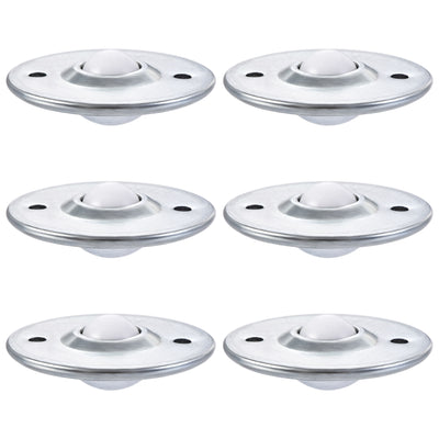 Harfington Ball Transfer Bearing Unit mm Lbs Nylon Flange-mount Type for Transmission 6pcs