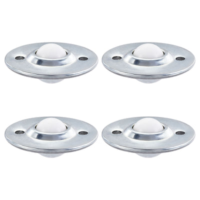 Harfington Ball Transfer Bearing Unit mm Lbs Nylon Flange-mount Type for Transmission 4pcs