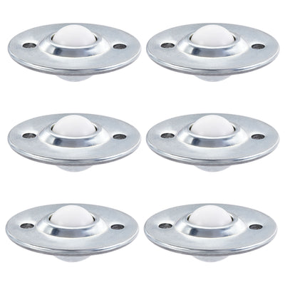 Harfington Ball Transfer Bearing Unit mm Lbs Nylon Flange-mount Type for Transmission 6pcs