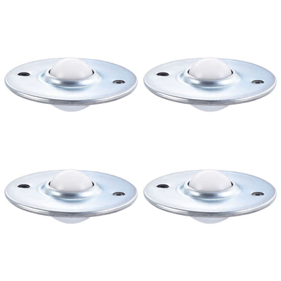 Harfington Ball Transfer Bearing Unit mm Lbs Nylon Flange-mount Type for Transmission 4pcs