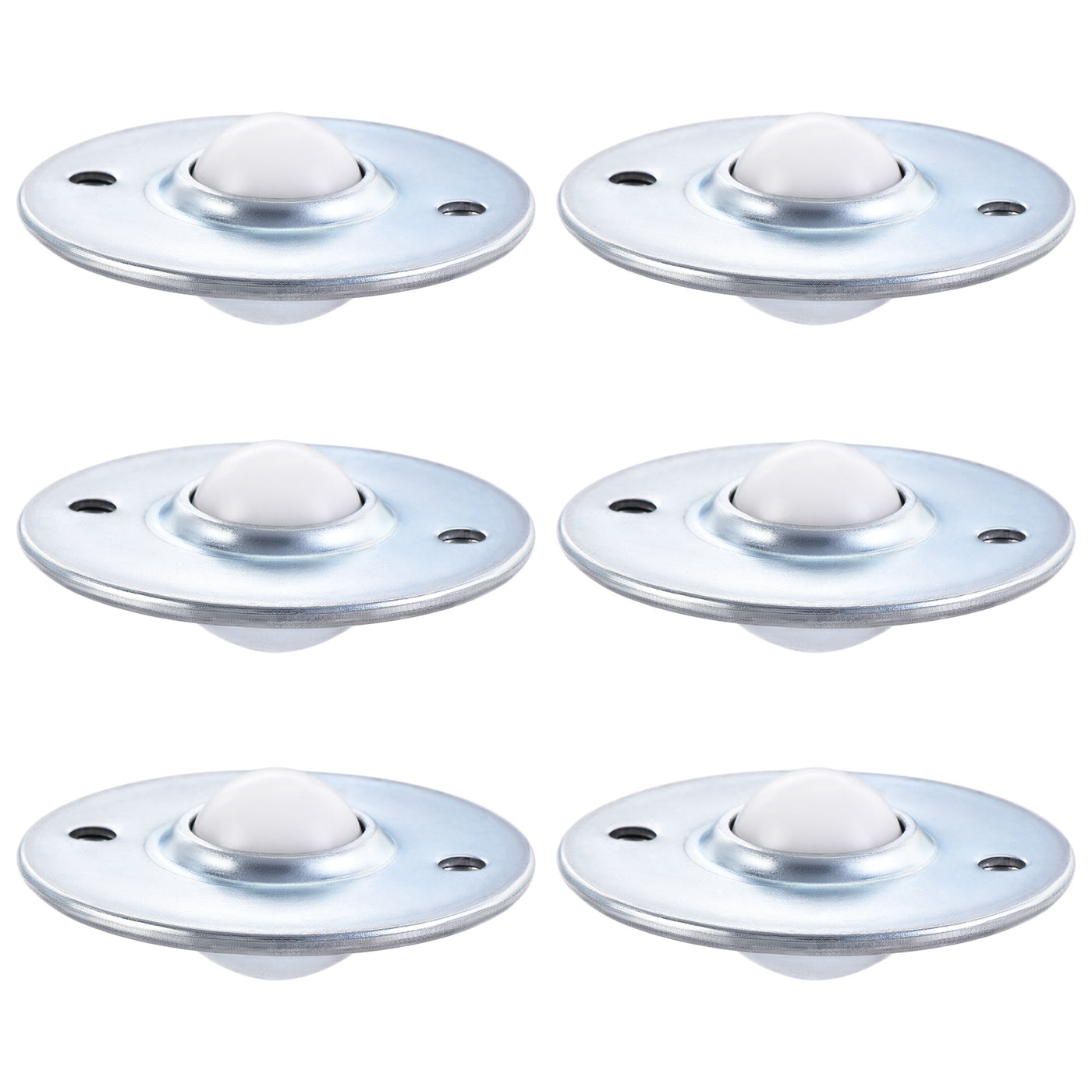 Harfington Ball Transfer Bearing Unit mm Lbs Nylon Flange-mount Type for Transmission 6pcs