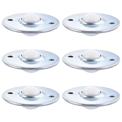 Harfington Ball Transfer Bearing Unit mm Lbs Nylon Flange-mount Type for Transmission 6pcs