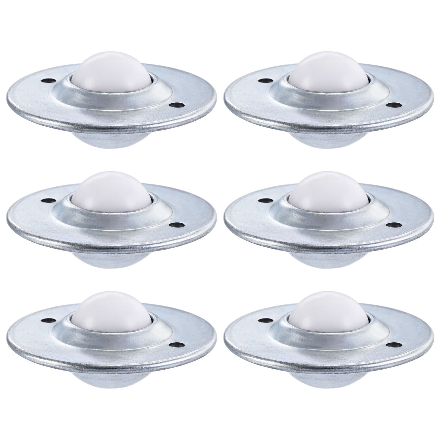 Harfington Ball Transfer Bearing Unit mm Lbs Nylon Flange-mount Type for Transmission 6pcs