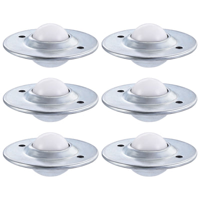 Harfington Ball Transfer Bearing Unit mm Lbs Nylon Flange-mount Type for Transmission 6pcs