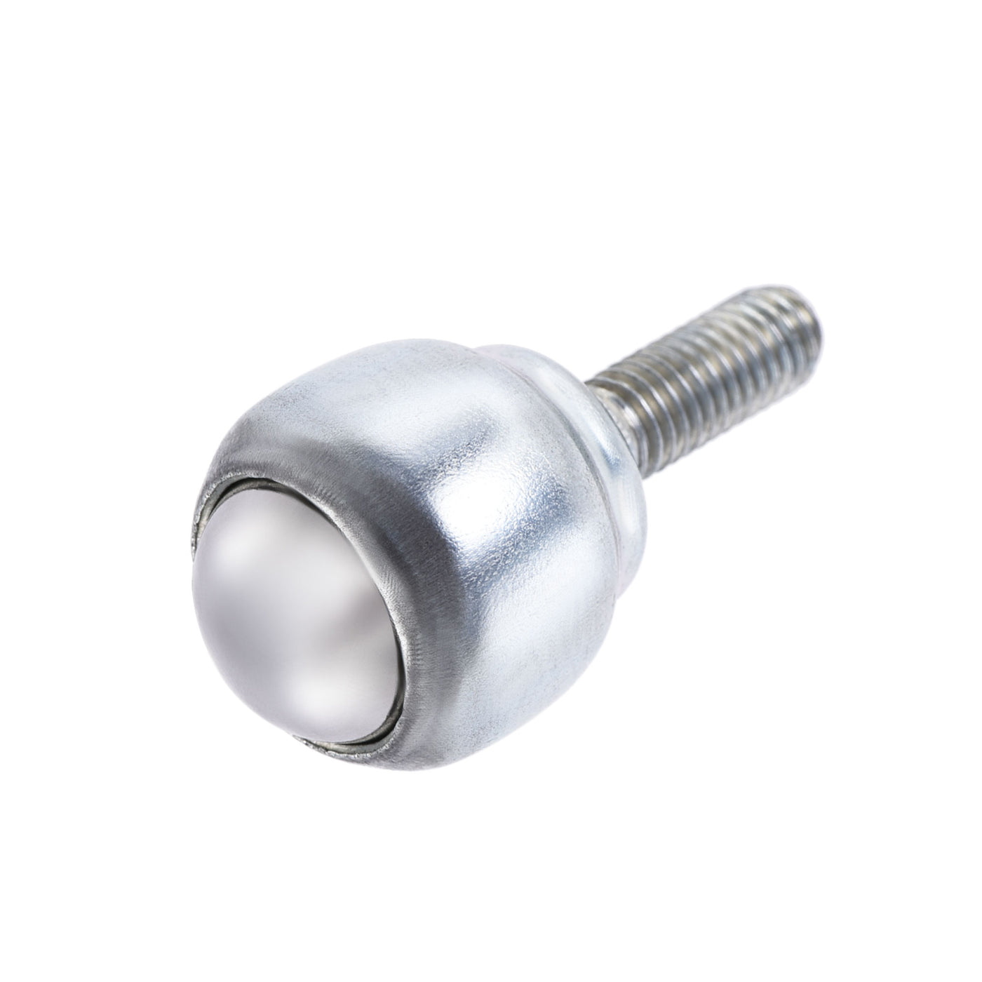 Harfington Ball Transfer Bearing Unit 12mm 17Lbs Carbon Steel Bolt-fixing Type for Transmission 4pcs