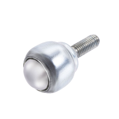 Harfington Ball Transfer Bearing Unit 12mm 17Lbs Carbon Steel Bolt-fixing Type for Transmission 4pcs