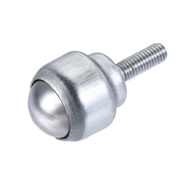 Harfington Ball Transfer Bearing Unit 17mm 44Lbs Carbon Steel Bolt-fixing Type for Transmission 1pcs