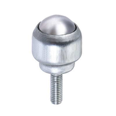 Harfington Ball Transfer Bearing Unit 17mm 44Lbs Carbon Steel Bolt-fixing Type for Transmission 1pcs