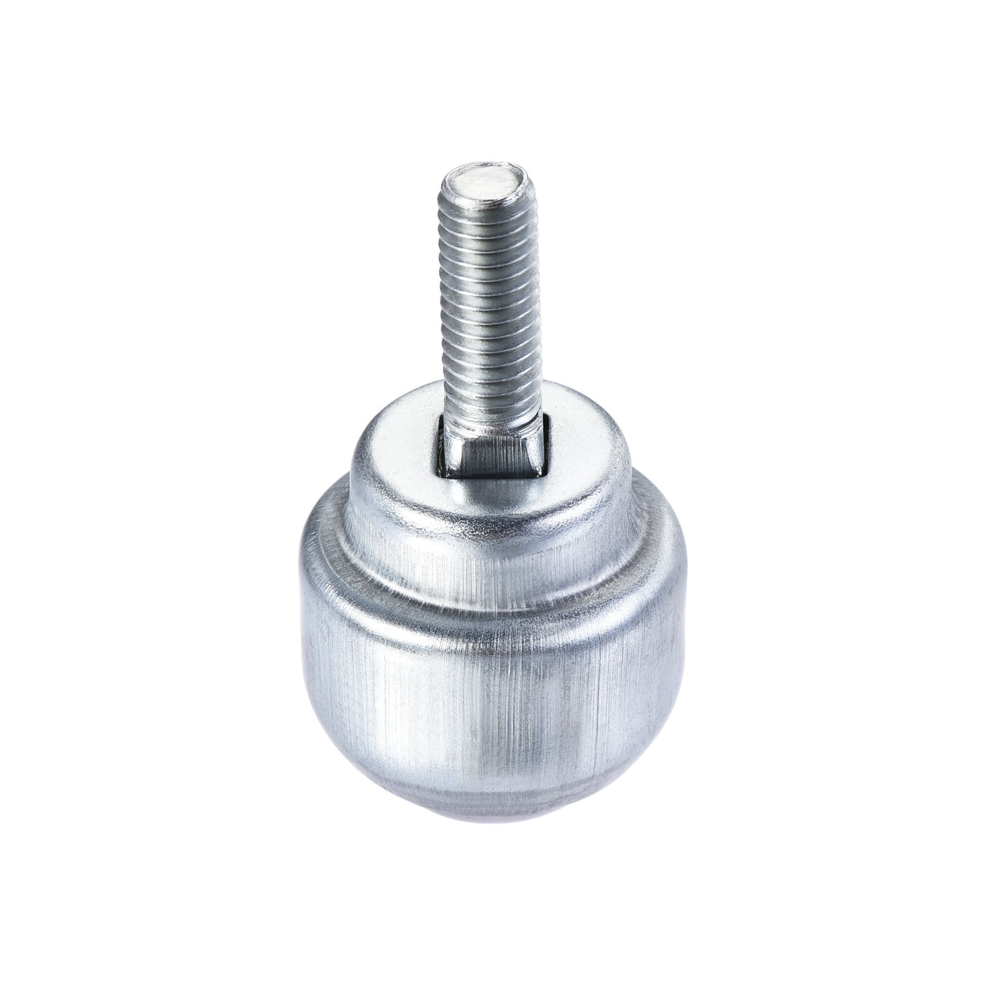 Harfington Ball Transfer Bearing Unit 17mm 44Lbs Carbon Steel Bolt-fixing Type for Transmission 6pcs