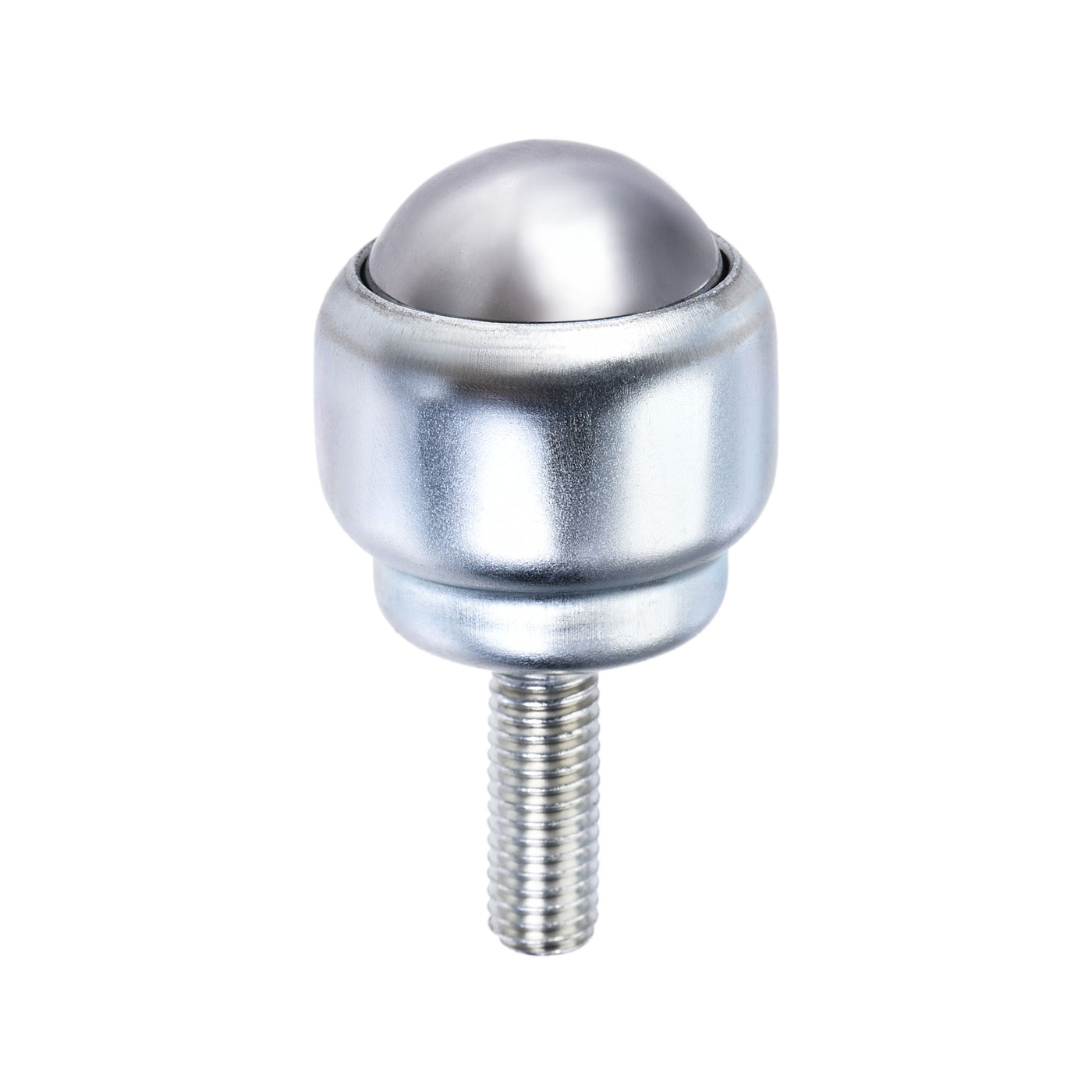 Harfington Ball Transfer Bearing Unit 24mm 66Lbs Carbon Steel Bolt-fixing Type for Transmission 1pcs