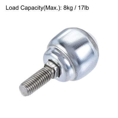 Harfington Ball Transfer Bearing Unit mm Lbs Nylon Bolt-fixing Type for Transmission 6pcs