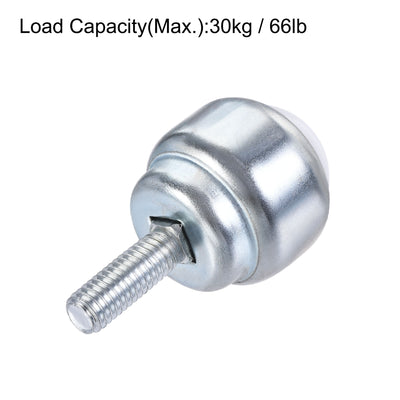 Harfington Ball Transfer Bearing Unit mm Lbs Nylon Bolt-fixing Type for Transmission 6pcs