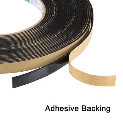 Harfington Sealing Foam Tape EVA Self Adhesive Weather Strip for Window Door Insulation, Pack of 2