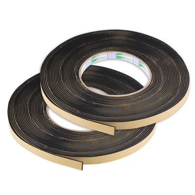 Harfington Sealing Foam Tape EVA Self Adhesive Weather Strip for Window Door Insulation, Pack of 2