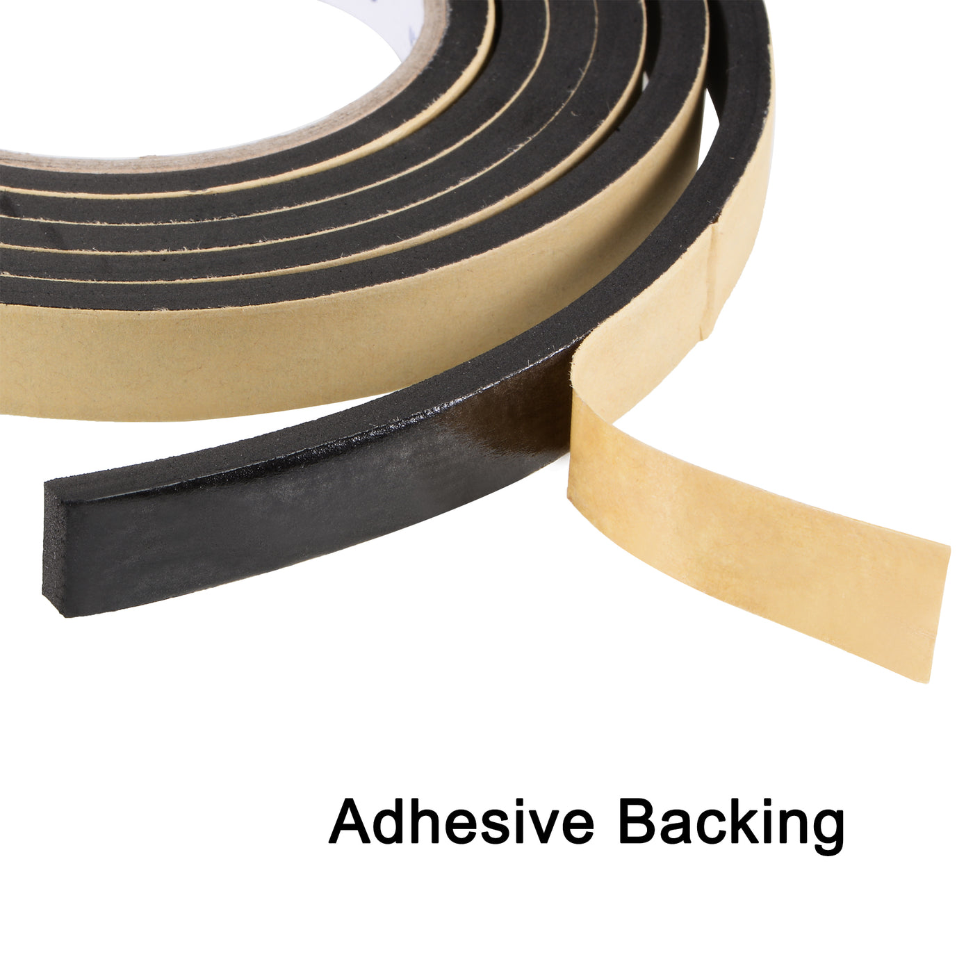Harfington Sealing Foam Tape EVA Self Adhesive Weather Strip for Window Door Insulation, Pack of 2