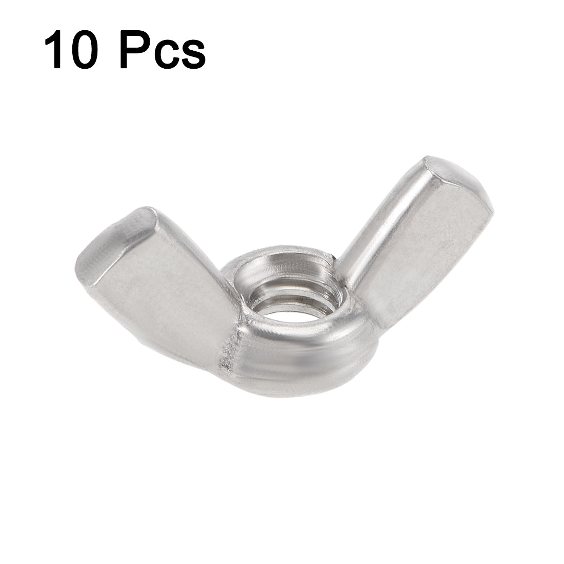 Harfington #1/4"-20 Wing Nuts 304 Stainless Steel Shutters Butterfly Nut 10pcs