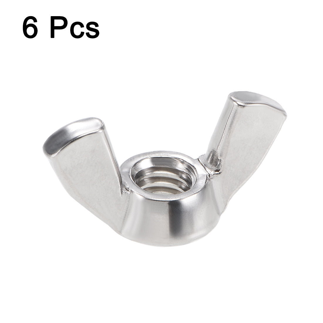 Harfington #5/16"-18 Wing Nuts 304 Stainless Steel Shutters Butterfly Nut 6pcs