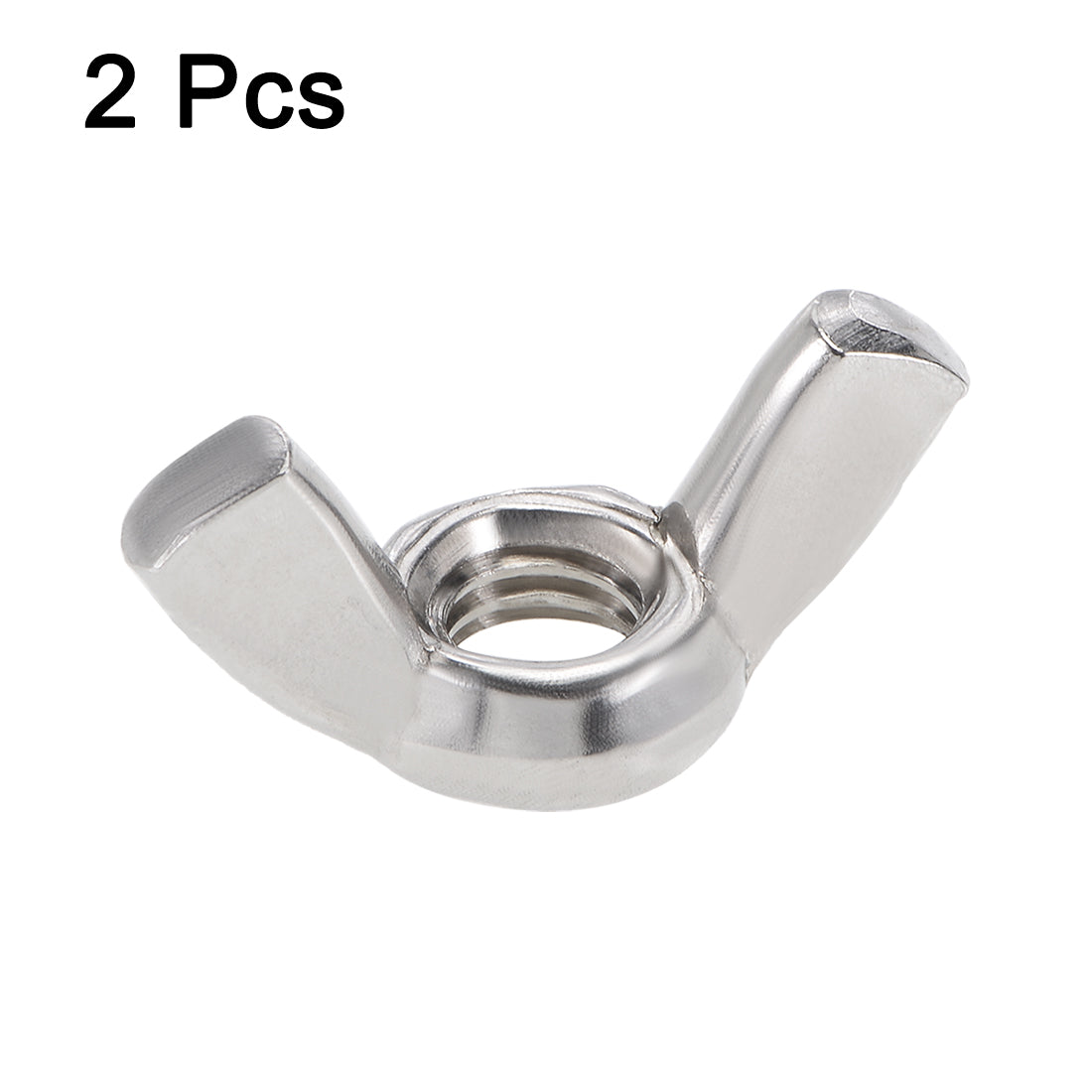 Harfington #3/8"-16 Wing Nuts 304 Stainless Steel Shutters Butterfly Nut 2pcs