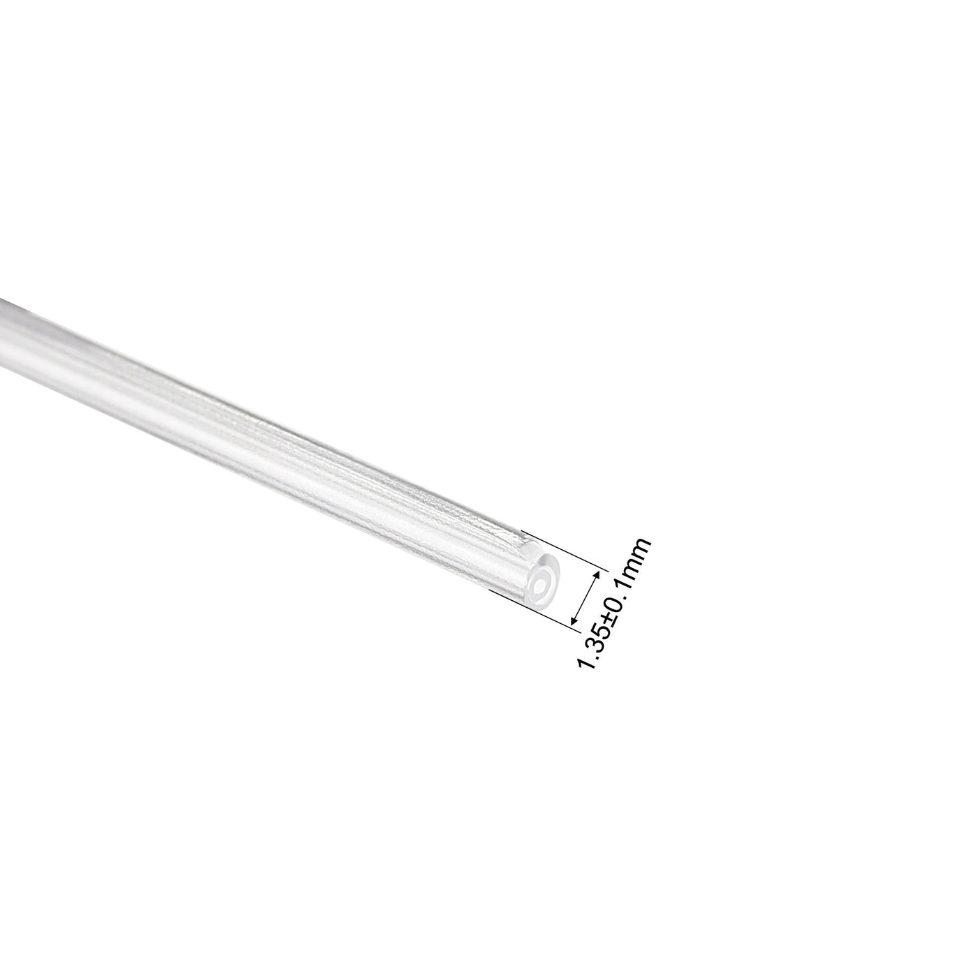 Harfington 15mm 1.35mm OD Fiber Optic Sleeves, End Pre-Shrunk Fusion Splice Tube 200pcs