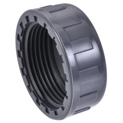 Harfington G Pipe Fitting Cap, PVC Female Thread Hose Connector, for Garden and Outdoor Water Pipes End