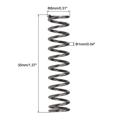 Harfington Uxcell Compression Spring, 65Mn