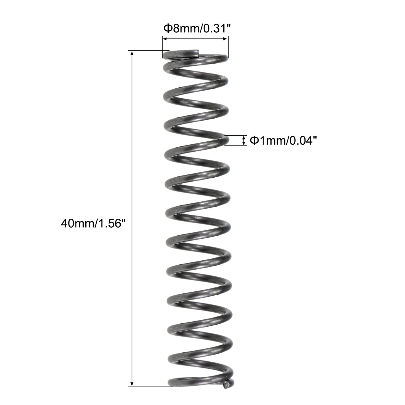 uxcell Uxcell Compression Spring, 65Mn