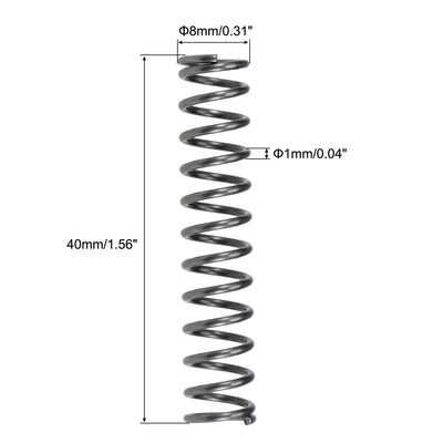 Harfington Uxcell Compression Spring, 65Mn