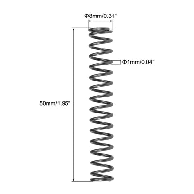 Harfington Uxcell Compression Spring, 65Mn