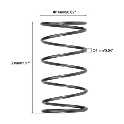 Harfington Uxcell Compression Spring, 65Mn