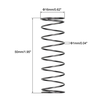 Harfington Uxcell Compression Spring, 65Mn