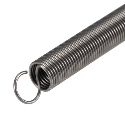 Harfington 1mmx10mmx80mm Extended Compression Spring ,3.3Lbs Load Capacity,Grey 4pcs
