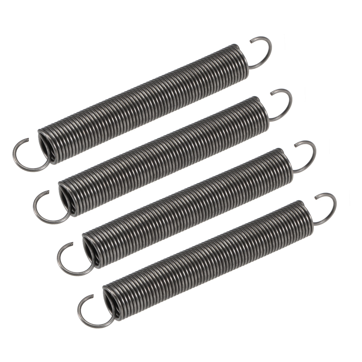 Harfington 1mmx10mmx80mm Extended Compression Spring ,3.3Lbs Load Capacity,Grey 4pcs