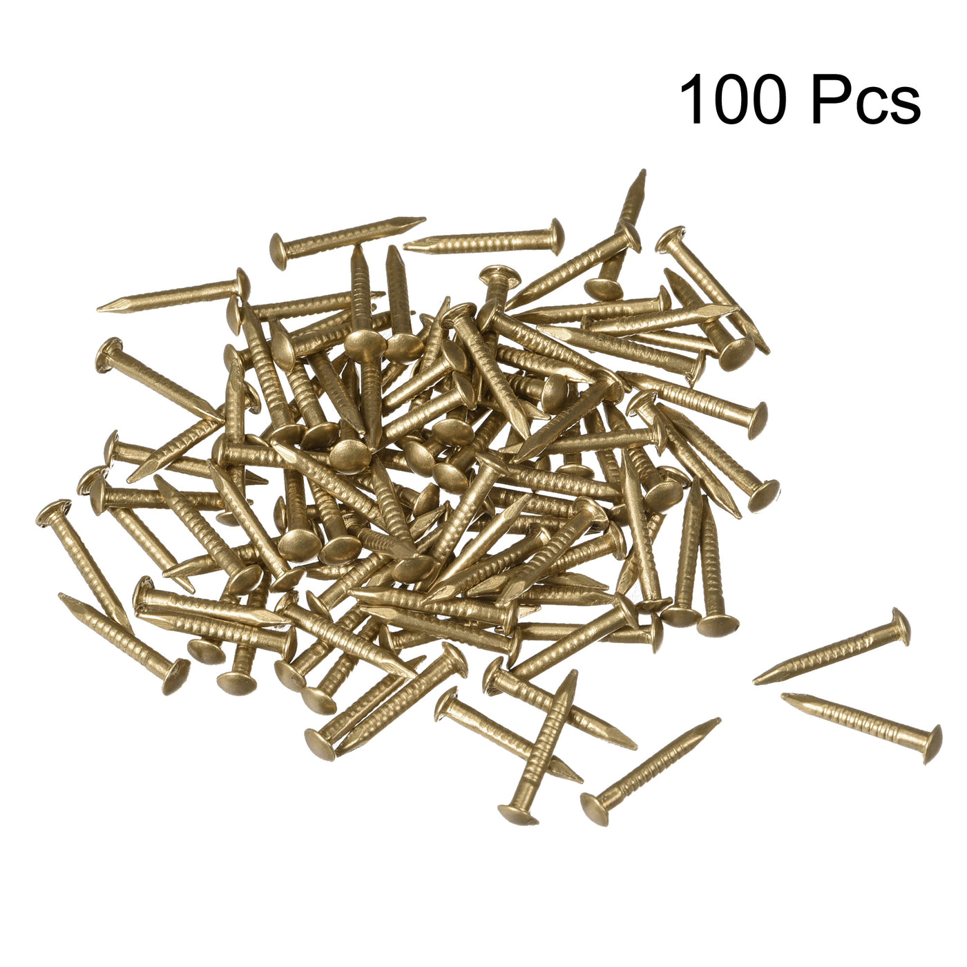 Harfington Small Tiny Brass Nails for DIY Pictures Wooden Boxes Household Accessories