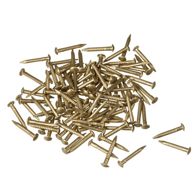 Harfington Small Tiny Brass Nails for DIY Pictures Wooden Boxes Household Accessories