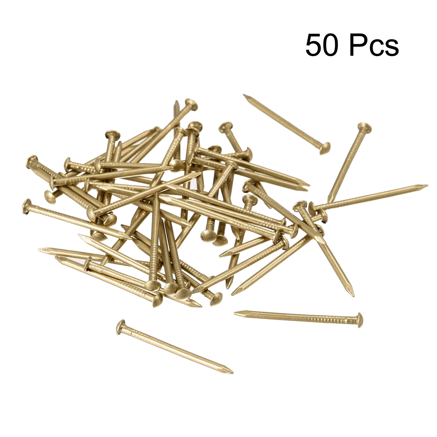 Harfington Small Tiny Brass Nails, for DIY Pictures Wooden Boxes Household Accessories