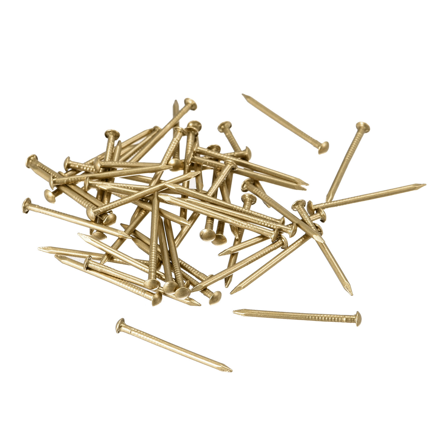 Harfington Small Tiny Brass Nails, for DIY Pictures Wooden Boxes Household Accessories