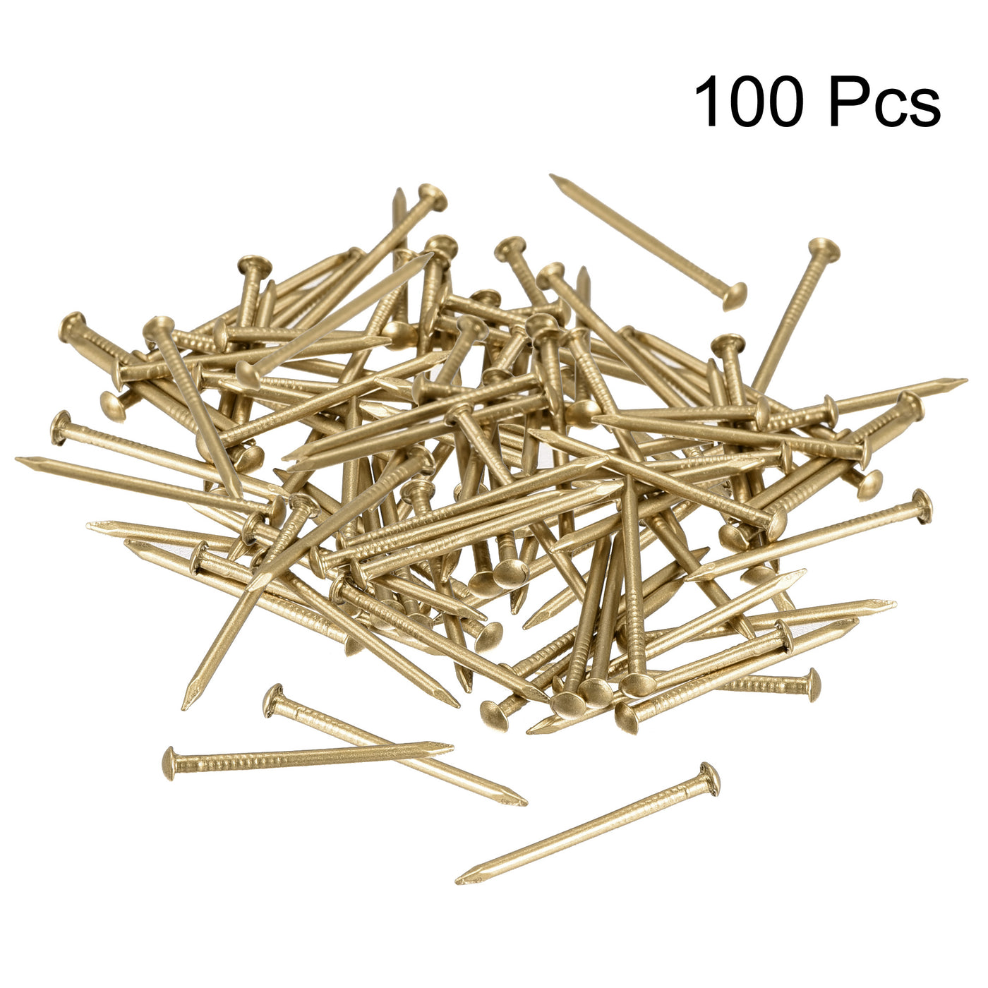 Harfington Small Tiny Brass Nails for DIY Pictures Wooden Boxes Household Accessories