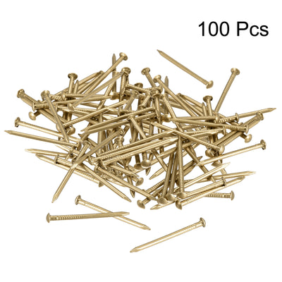 Harfington Small Tiny Brass Nails for DIY Pictures Wooden Boxes Household Accessories