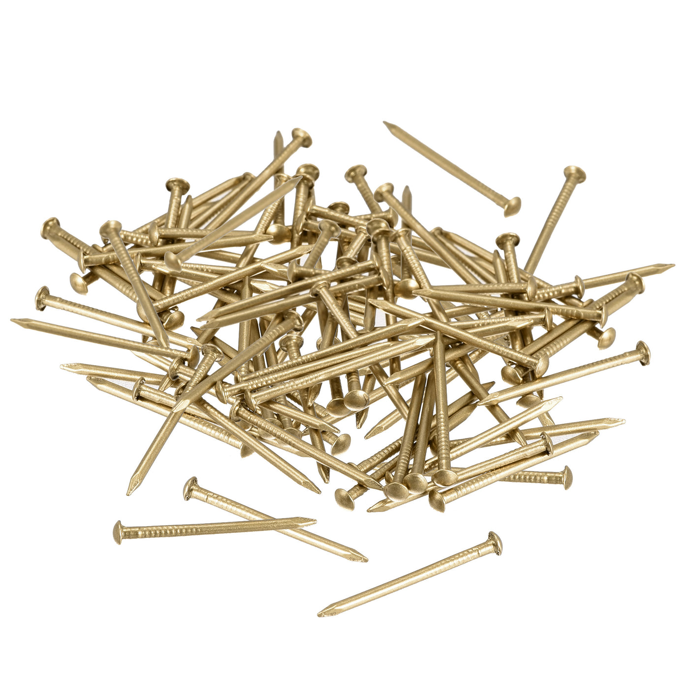Harfington Small Tiny Brass Nails for DIY Pictures Wooden Boxes Household Accessories