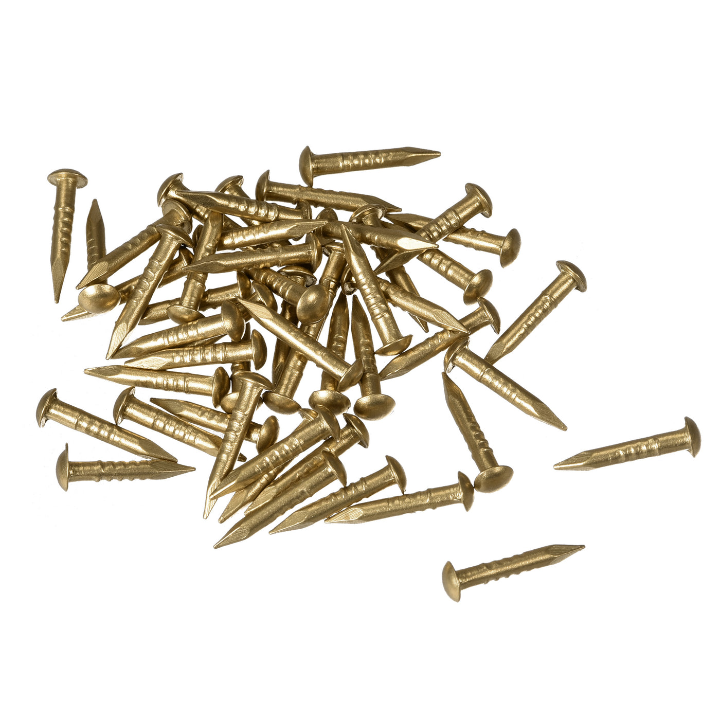 Harfington Small Tiny Brass Nails, for DIY Pictures Wooden Boxes Household Accessories