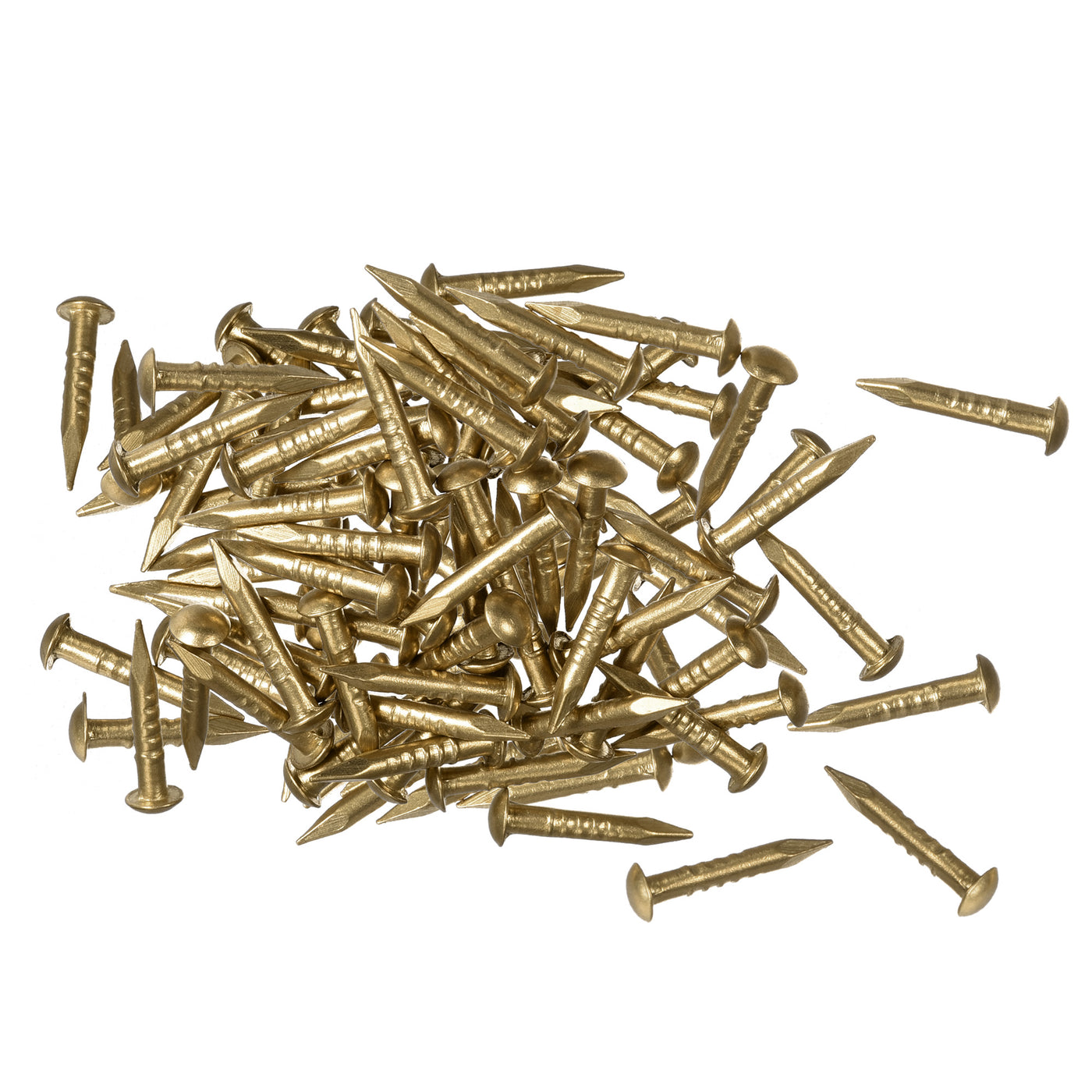 Harfington Small Tiny Brass Nails for DIY Pictures Wooden Boxes Household Accessories
