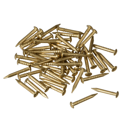 Harfington Small Tiny Brass Nails, for DIY Pictures Wooden Boxes Household Accessories