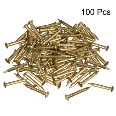 Harfington Small Tiny Brass Nails for DIY Pictures Wooden Boxes Household Accessories