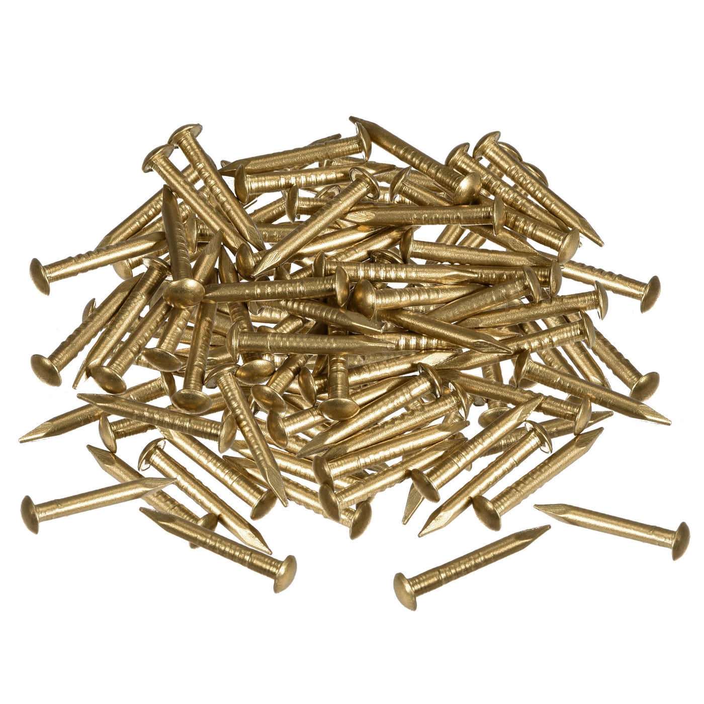 Harfington Small Tiny Brass Nails for DIY Pictures Wooden Boxes Household Accessories