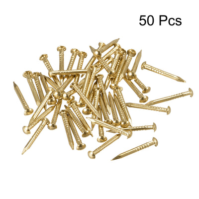 Harfington Small Tiny Brass Nails, for DIY Pictures Wooden Boxes Household Accessories