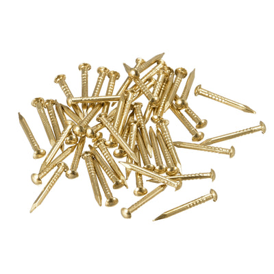 Harfington Small Tiny Brass Nails, for DIY Pictures Wooden Boxes Household Accessories