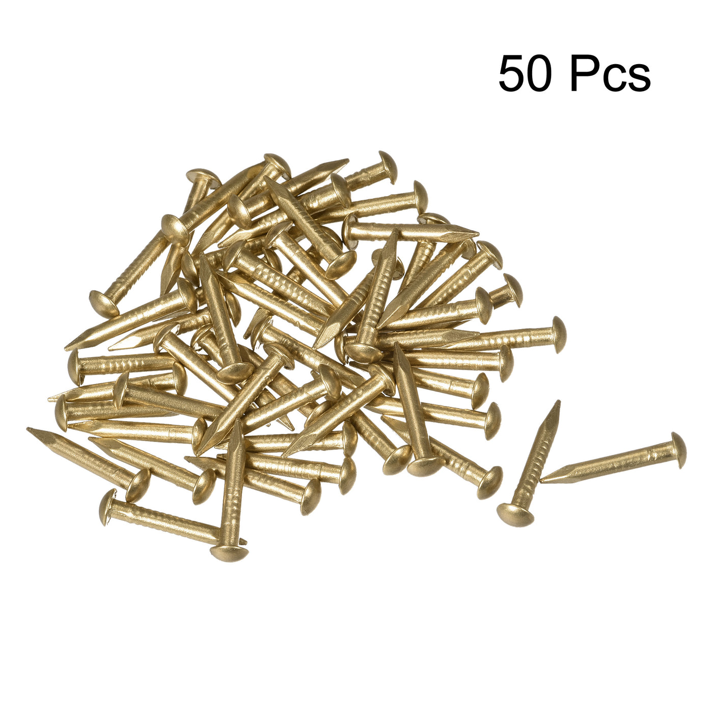Harfington Small Tiny Brass Nails, for DIY Pictures Wooden Boxes Household Accessories