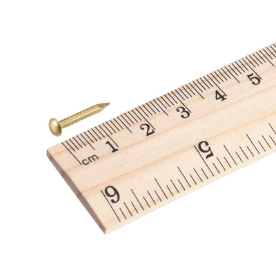 Harfington Small Tiny Brass Nails, for DIY Pictures Wooden Boxes Household Accessories
