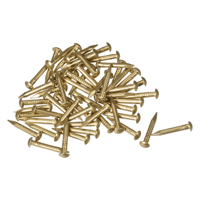 Harfington Small Tiny Brass Nails, for DIY Pictures Wooden Boxes Household Accessories
