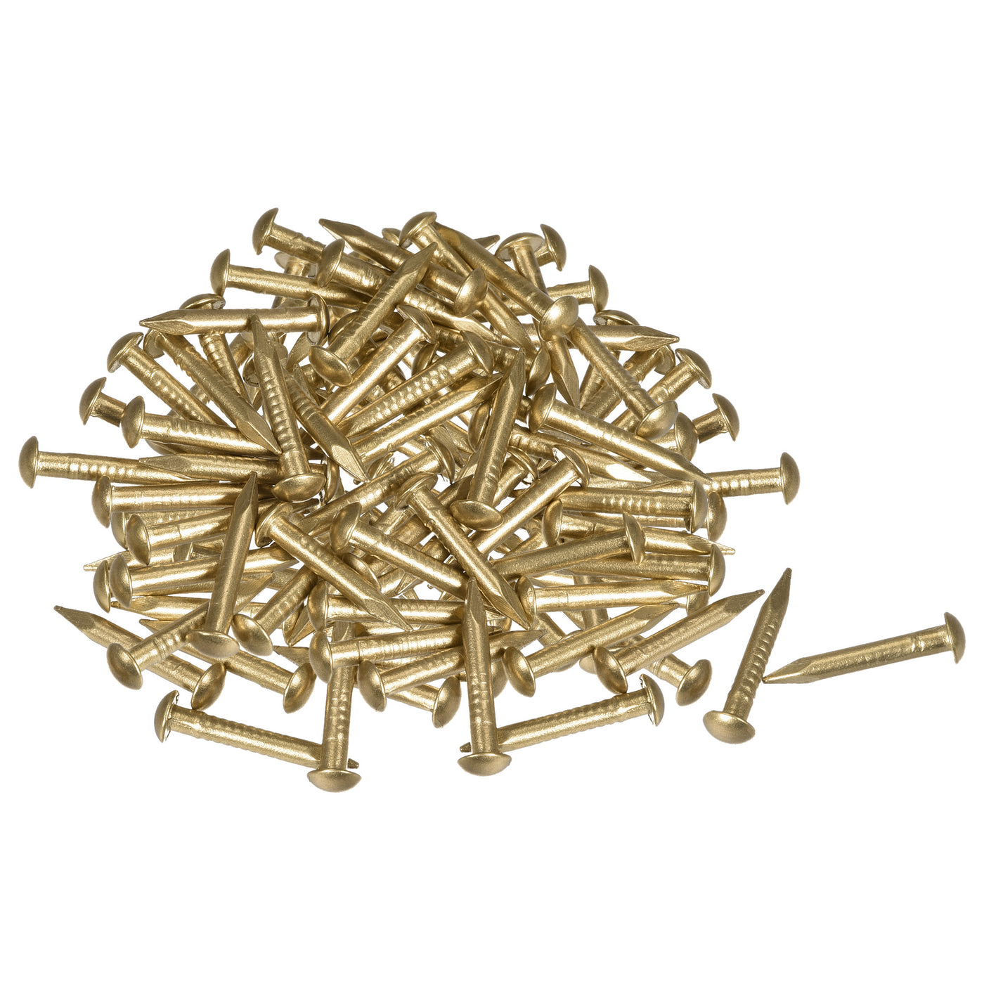 Harfington Small Tiny Brass Nails for DIY Pictures Wooden Boxes Household Accessories